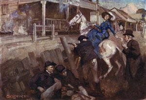 Illustration for Romance of Empire, Australia by George Washington Lambert